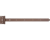Balama tip „T” Alberts Duravis 591x59 mm, otel zincat maro inchis