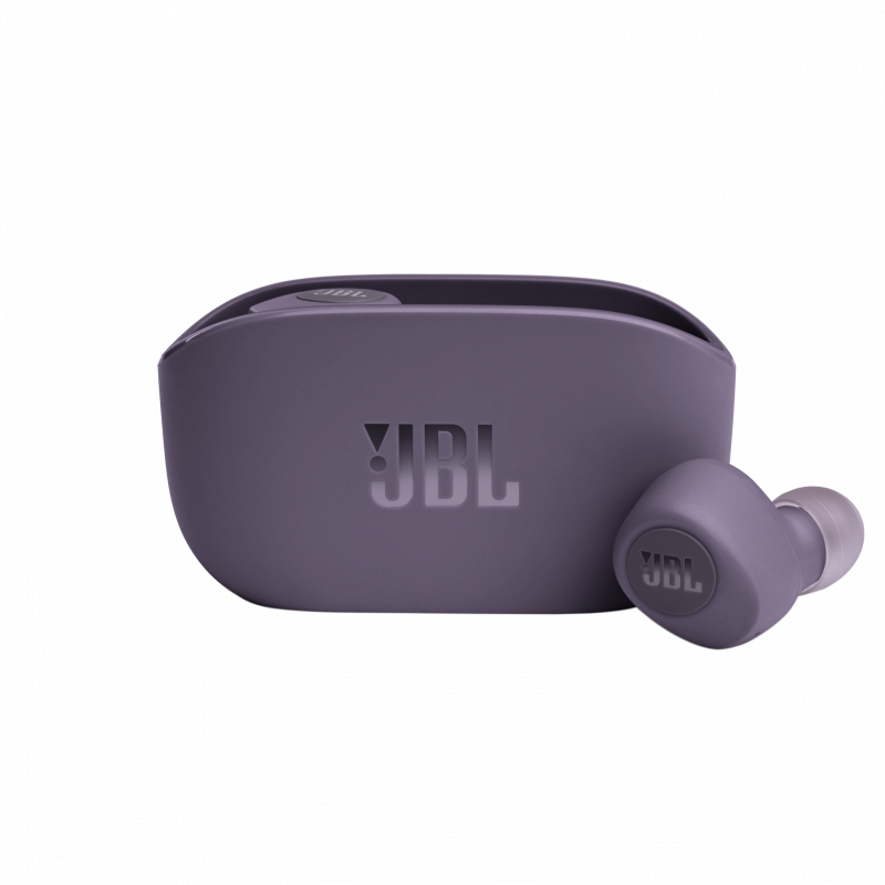 Casti audio in-ear JBL Wave 100TWS, Bluetooth, True Wireless, Deep Bass, 20H, Mov