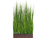 Planta Artificiala Iarba In Ghiveci Cu Separator H 125 Cm Verde