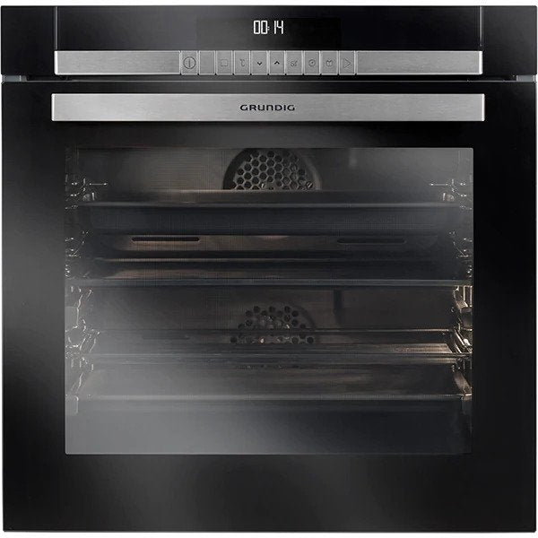 Cuptor incorporabil GRUNDIG Divide & Cook GEZST 47000 B, Electric, Autocuratare catalitica, 80 l, Clasa A, Negru