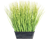 Planta Artificiala Iarba In Ghiveci Zinc H 30 Cm Verde