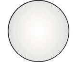 Oglinda Baie Rotunda, DSK Black Circuit Ø, 80 cm