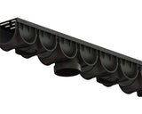 Rigola Polipropilena VODALAND Gratar Fonta 1000x125x100 mm Scurgere Orizontala Ø 110 mm B125 Trafic Carosabil