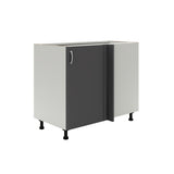 Corp Baza Colt haaus Karo, Antracit/Alb, 98 x 50 x 80 cm