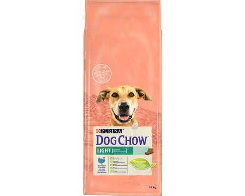 Hrana uscata pentru caini Dog Chow Adult Light, Curcan, 14 Kg