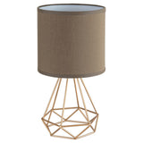Veioza Kinga 3017, cu intrerupator, 1xE14, bej+aurie, IP20, Rabalux