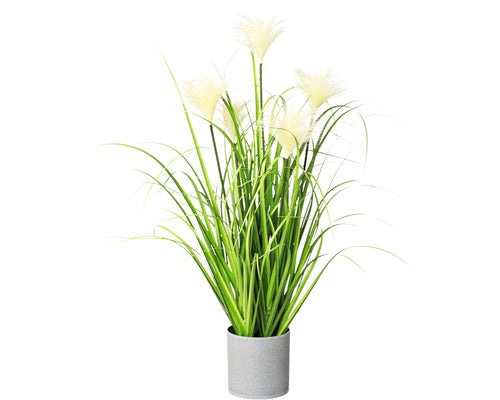Planta Artificiala Iarba Carex In Ghiveci H 66 Cm Verde