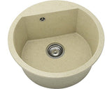 Chiuveta Bucatarie Rotunda Fat Avangard 223 Ø51 Cm, Granixit Carnation