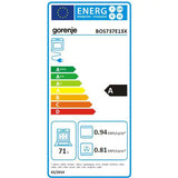 Cuptor incorporabil GORENJE BOS737E13X, Electric, Autocuratare AquaClean, 71 l, Clasa A, Negru-Inox