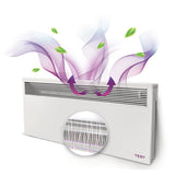 Convector Electric de Perete TESY CN 051 300 EI CLOUD AS W, 3000W, Termostat Reglabil, Alb