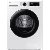 Uscator de Rufe SAMSUNG DV90CGC0A0AELE, Pompa de Caldura, AI Control, 9 kg, 14 Programe, Clasa A++, Alb