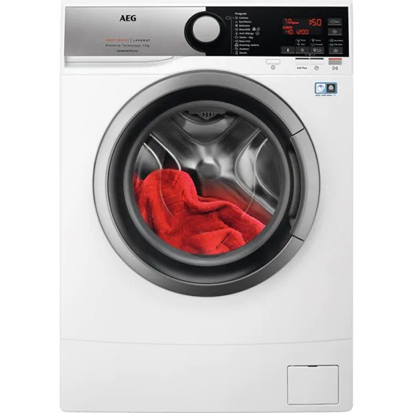 Masina de spalat rufe frontala AEG L6SE47SE, ProSense, 7 kg, 1400rpm, Clasa D, Alb