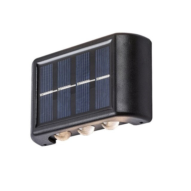Lampa solara, Rabalux, neagra, IP44, 3000K, 1.2W
