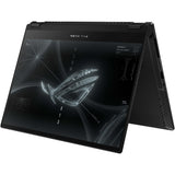 Laptop Gaming ASUS ROG Flow X13 GV301QC cu procesor AMD Ryzen™ 9 5900HS, 13.4", WUXGA, 120Hz, 32GB, 1TB SSD, NVIDIA® GeForce RTX™ 3050 4GB, No OS, Off Black
