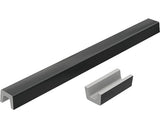 Prag Cabina Dus Drept din Marmura Compozita 90 cm Granit Negru