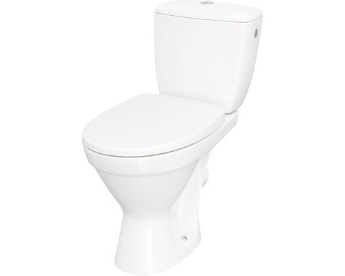 Vas WC Cersanit Cersania Include Rezervor si Capac WC, Evacuare Orizontala, Alb