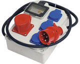 Distribuitor Electric Trifazic Pce 4 Prize (3 Cp + 1 Trifazata) Cablu 1, 5m H07rn-f 5x1, 5 Mm² Ip54