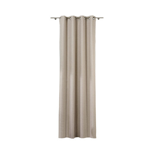 Draperie cu inele Ametist, crem, efect umbrire, 140x260 cm