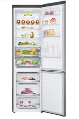 Combina frigorifica LG GBB72PZDMN, No Frost, 384 l, H 203 cm, Clasa A++, argintiu