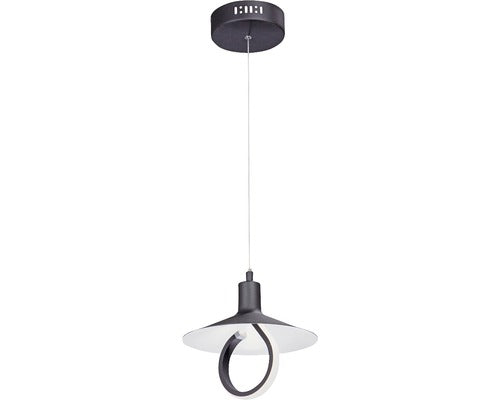 Pendul Cu Led Integrat Vitaluce Ve4637 10w 400 Lumeni, Negru