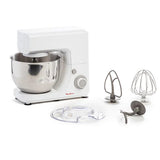 Robot de bucatarie Moulinex MasterChef Essential QA150110, 800 W, 6 viteze + Puls, Bol 4.8 l, Alb