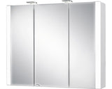 Dulap baie cu oglinda Jokey Jarvis, iluminare LED, PAL, 80x69 cm, alb, IP 20