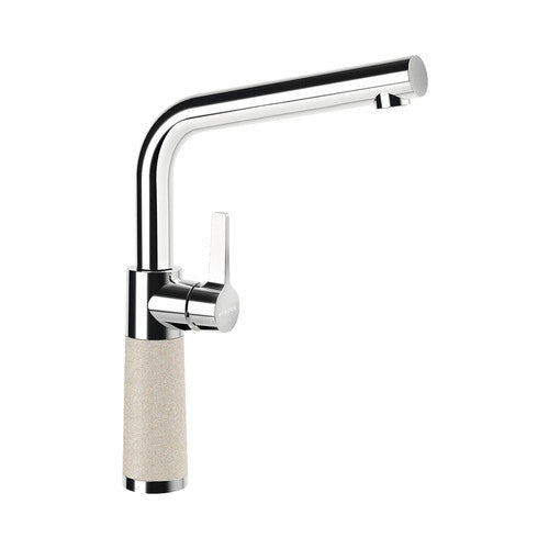 Baterie bucatarie monocomanda SC-540, pipa inalta, cartus ceramic, Cristalite Sabbia