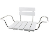 Scaun pentru cada cu spatar 40x32 cm alb