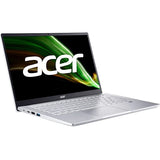 Laptop ACER Swift 3 SF314-43-R75L, AMD Ryzen 3 5300U pana la 3.8GHz, 14" Full HD, 8GB, SSD 256GB, AMD Radeon Graphics, Windows 10 Home, Argintiu
