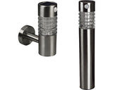Stalp De Perete Solar Cu Led Flink 30 Lumeni 3000k, Senzor De Miscare, Otel Inoxidabil/plastic