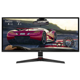 Monitor Gaming LED LG 34", IPS, UltraWide, UWHD 2K, 1ms, HDMI, DP, USB-C, FreeSync, Negru, 34UM69G