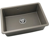 Chiuveta Bucatarie cu o Cuva FAT Avangard 236 66x46 cm fara Picurator, Montare sub Blat, Fatgranit Desert Rose
