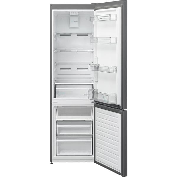 Combina Frigorifica SHARP SJ-FBA05DTXLE-EU, Advanced No Frost, 270 l, H 180 cm, Clasa E, Inox