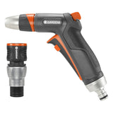 Set Pistol de curatat premium Gardena + mufa stop premium, 18306