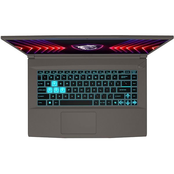 Laptop Gaming MSI Thin 15 B12UC-2036XRO, Intel Core i5-12450H pana la 4.4GHz, 15.6" Full HD, 16GB, SSD 512GB, NVIDIA GeForce RTX 3050 4GB, Free DOS, Negru