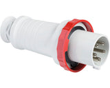 Stecher trifazic Schneider Electric PratiKa 81383, 63A roSu, pentru exterior IP67