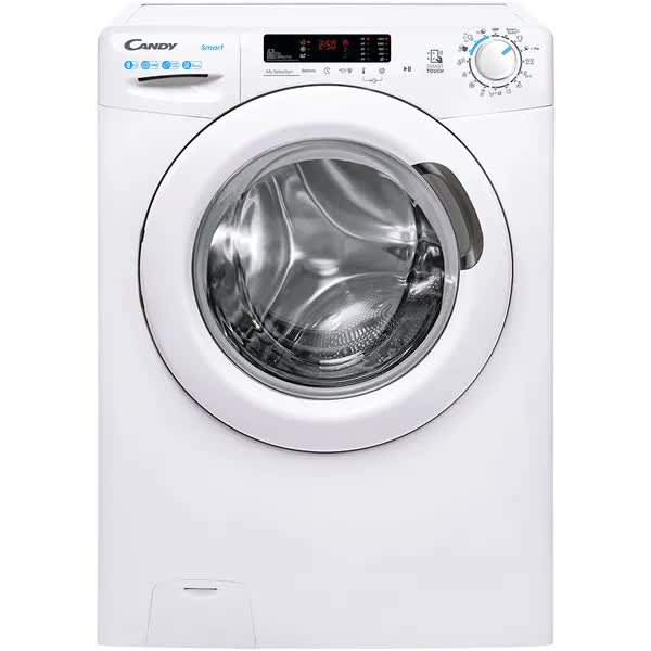 Masina de spalat rufe Candy Smart CS1482DW4/1-S, 8 kg, 1400 RPM, Display Digital, Mix Power Systems, Clasa B, Alb