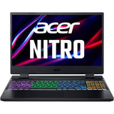 Laptop Gaming ACER Nitro 5 AN515-58-57FK, Intel Core i5-12500H pana la 4.5GHz, 15.6" Full HD, 8GB, SSD 512GB, NVIDIA GeForce RTX 4050 6GB, Free Dos, Negru