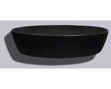 Lavoar pe Blat Jungborn Kalen, 62,5 x 42 cm, cu Dop Ceramic, Negru Mat