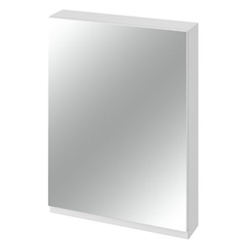 Dulap de baie cu oglinda Cersanit Moduo, S929-018, 3 rafturi, inchidere lenta, 80x59.5x14.4 cm, Alb