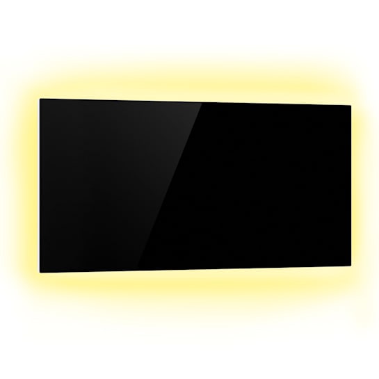 Panou Radiant Infrarosu Din Sticla 60x30 Cm Negru 210 Watt