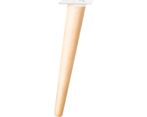 Picior Mobila Rotund Tarrox Scandia Balance Ø24-48x300mm, Lemn Bej