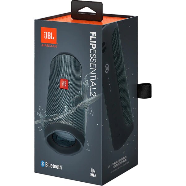 Boxa portabila JBL Flip Essential 2, 20W, Bluetooth, 10H, IPX7, Gri