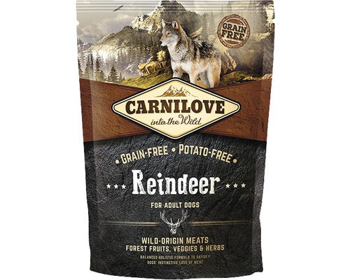 Hrana uscata pentru caini Carnilove, Adult, Caprioara, 1.5 Kg