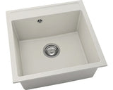 Chiuveta Bucatarie Cu O Cuva Fat Avangard 225 51x51 Cm, Fara Picurator, Fatgranit Light Beige