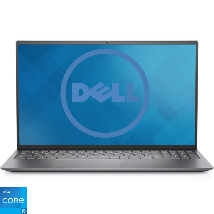 Laptop Dell Inspiron 15 5510 cu procesor Intel Core i5-11300H, 15.6", Full HD, 8GB, 512GB SSD, NVIDIA GeForce MX450 2GB, Ubuntu, Platinum Silver