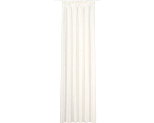 Perdea Cu Rejansa Ecco, Poliester Reciclat, Uni Crem 300x245 Cm