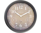 Ceas Perete Nextime Jasmine Pentru Exterior Maro Ø 23, 5 Cm