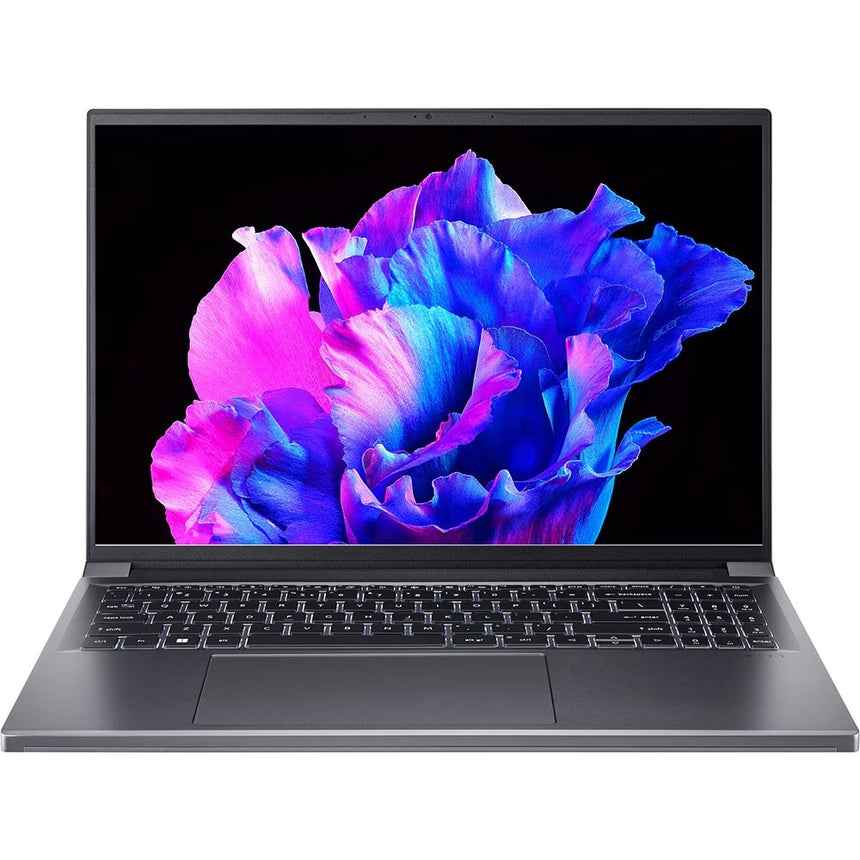 Laptop ACER Swift X SFX16-61G-R93Q, AMD Ryzen 7 7840HS pana la 5.1GHz, 16" WQXGA, 16GB, SSD 1TB, NVIDIA GeForce RTX 3050 6GB, Windows 11 Home, Gri