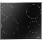 Plita incorpolabila Hansa BHCI66306, Vitroceramica, 4 zone de gatit, Touch Control, 60 cm, Negru